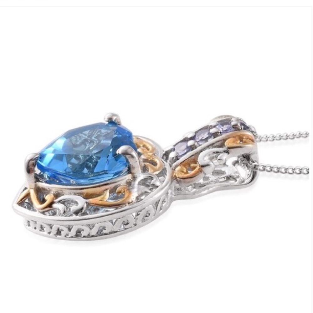 💎Marambaia Topaz & Tanzanite Pendant💎 - Picture 6 of 8